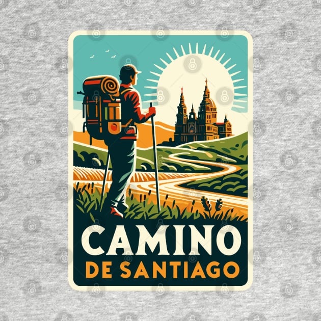 Buen Camino! El Camino de Santiago de Compostela - The Way of Saint James - Peregrino Pilgrim - Camino Frances Ingles Primitivo, Shirt, Hoodie, Mug, Tote, Sticker, Souvenir, etc by cloudhiker